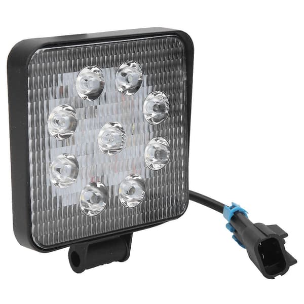 27W LED-arbeidslys for bil, frontlys, kjørelys, multifunksjonell firkantet universal