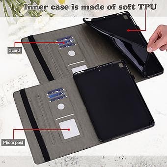 Tablet Cover with Tree and Deer Motif for Lenovo Legion Y700 (Grey)