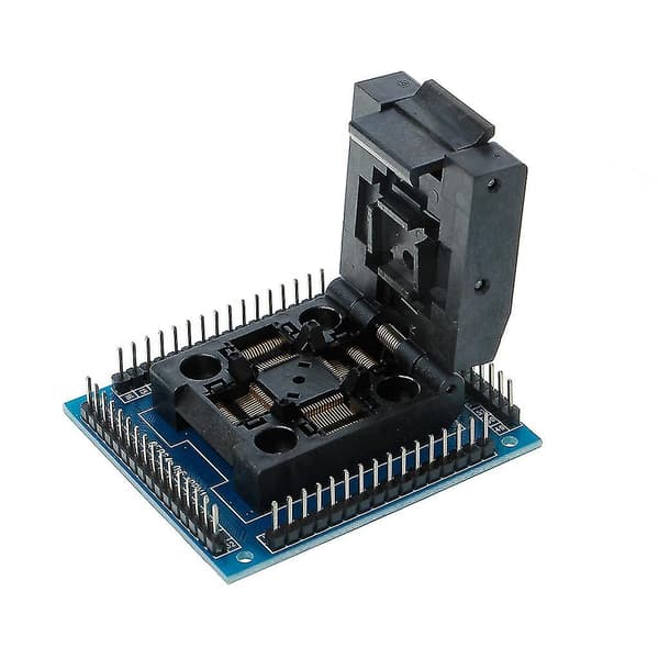 Test Socket Programmer Adapter Conversion Block For 0.5m Qfp64 Tqfp64 Lqfp64 Ic