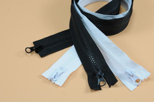 1 pc black zipper 75 cm separable - black