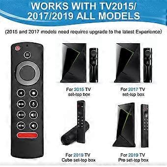 TV Remote Control with Voice Control for TV Pro 2015 2017 2019 TV Cube Stb Remote Control with Voice Function