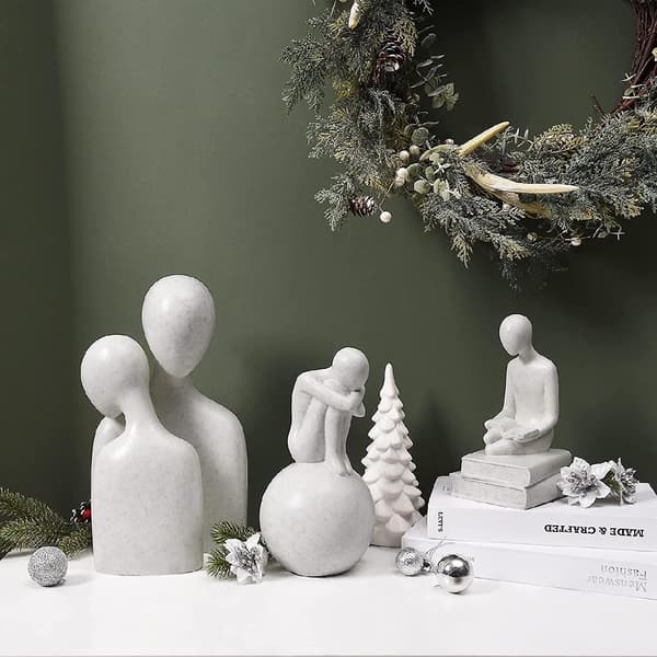 Sunrain Quoowiit Modern Staty Dekoration, Resin Skulptur