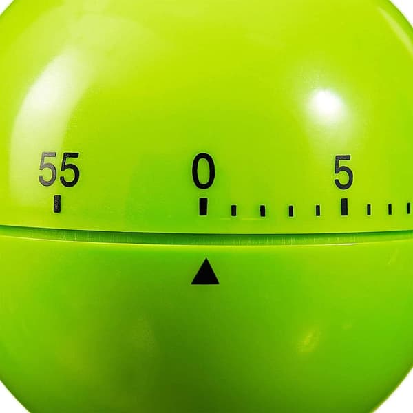 New Kitchen Timer, Apple Shaped 60 Minute / 1 Hour Mechanical Timer, Cooking and Baking