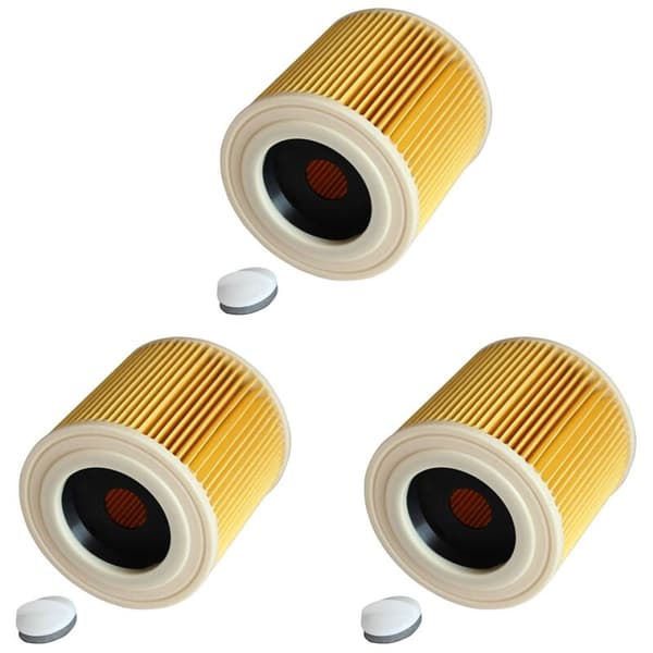 Til Karcher støvsugerdele patron HEPA-filter WD2250 WD3.200 MV2 MV3 WD3 Karcher filterdele luftstøvfilter