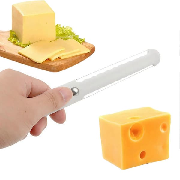 2 Pcs Cheese Slicer Food Grade Durable Manual Cheese Cutter Baking Tool Kitchen Accessories Qinghai