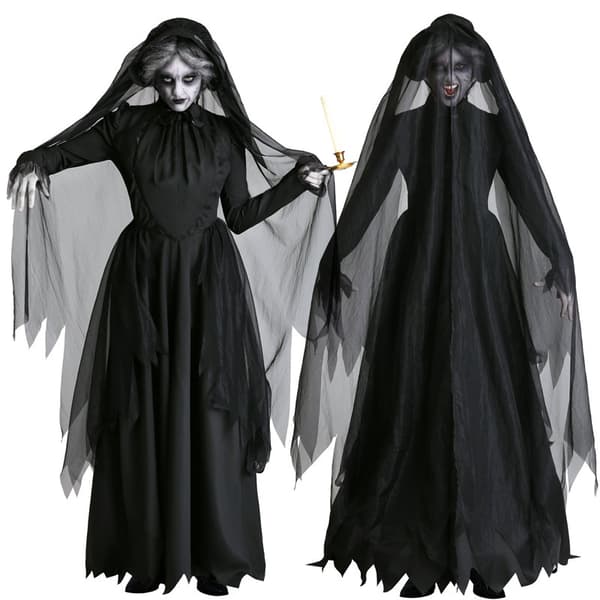 Festscene Vampyr Brud Heks Zombie Show Spil Kostume Hor