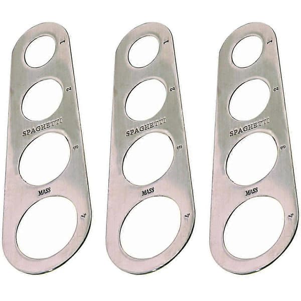 Noodle Measurer Noodle Measuring Ruler Kitchen Utensil Compact Hollow Loop Design 3pcs