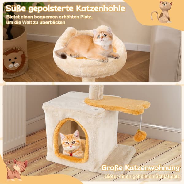 Raapimispuu kalanmuotoisella tasolla, sisalitolpat, muhkea istuin