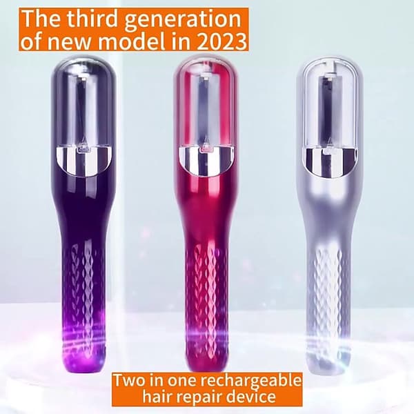 Cordless Split Ends Remover, USB-C - for Dry/Damaged Hair, Shiny Healthy Hair Styling Tool