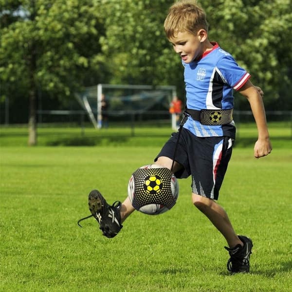 Fodboldtræner, justerbart taljebælte kicktræner til børn og begyndere, 1 stk.