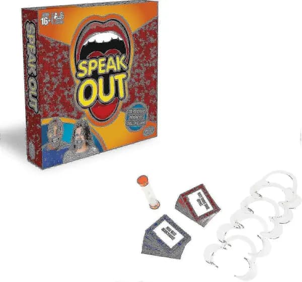 Speak Out Mouthpiece Challenge Game, Fun Interactive Speech Party Toy for Kids and Adults