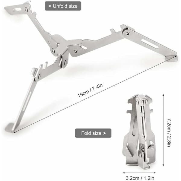 Outdoor Container Stove Stabilizer Gas Canister Holder Foldable Container Folding Stand Fuel Camping Stove Stabilizer