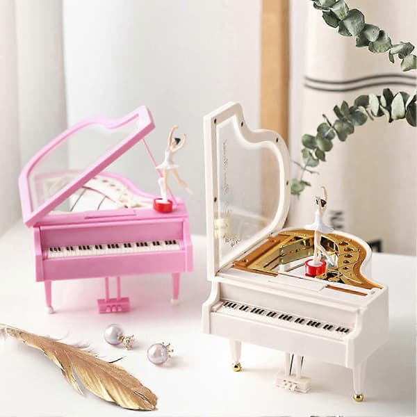 Classic Ballerina Music Jewelry Box for Dressing Table - A