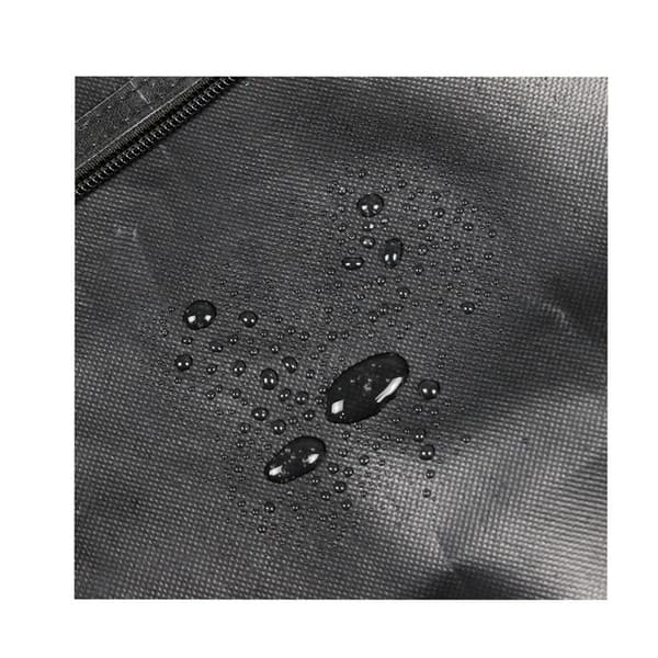 1 stycke grå Oxford-tyg transparent förvaringsväska CD-hattbok