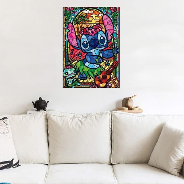 30x40 cm (B) Full DIY 5D Diamantmaling, tegneseriedyr Diamant