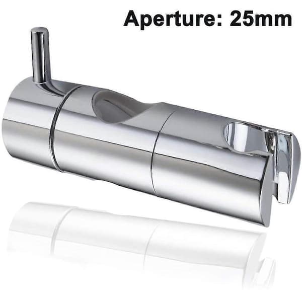 25 mm håndbruserholder Universal, justerbar bruserholder, 360° roterbar håndbruserholder, bruserholder til glidestang (1