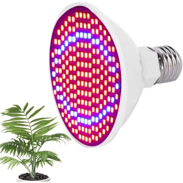 Plantelys Plantebelysning til hjemmet, udendørs, have, 200LED Fuld Spektrum Drivhusbelysning