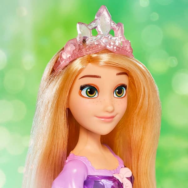 Rapunzel-dukke med Royal Shimmer-kjole og langt hår