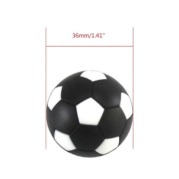 4 stk. 36 mm Bordfodboldbold Fodbold Fussball Indendørs Spillebold Sæt