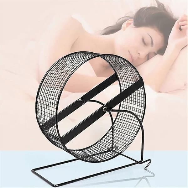 Silent Metal Hamster Wheel with Stand, Easy to Use.