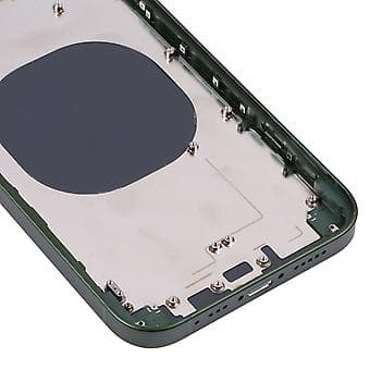 Bakpanel med utseende som etterligner iP14 for iPhone XR (Grønn)