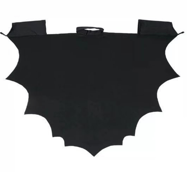 Halloween-kläder för barn, mantel, fladdermusmantel, häxa, dödskalle