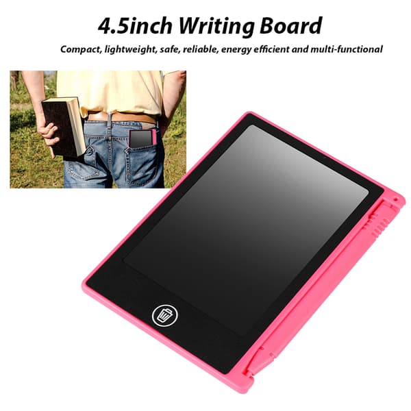 Red LCD Writing Tablet for Kids - 4.5-inch Handwriting Drawing Board
