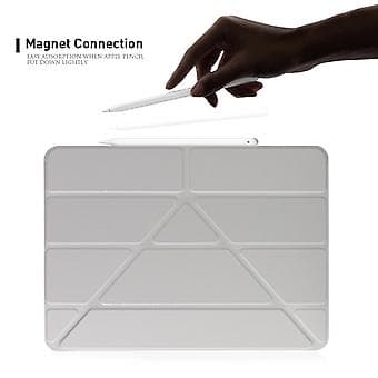 Nahkakotelo iPad Pro 11 tuuman monivärinen/2020/2021 (Punainen)
