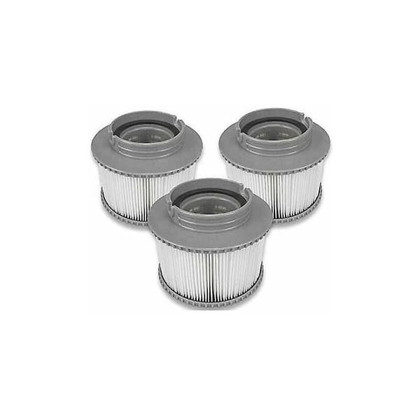 Tillbehör till dammsugare Mspa-filter, poolfilterpatroner (3 st), filterersättningsfilter
