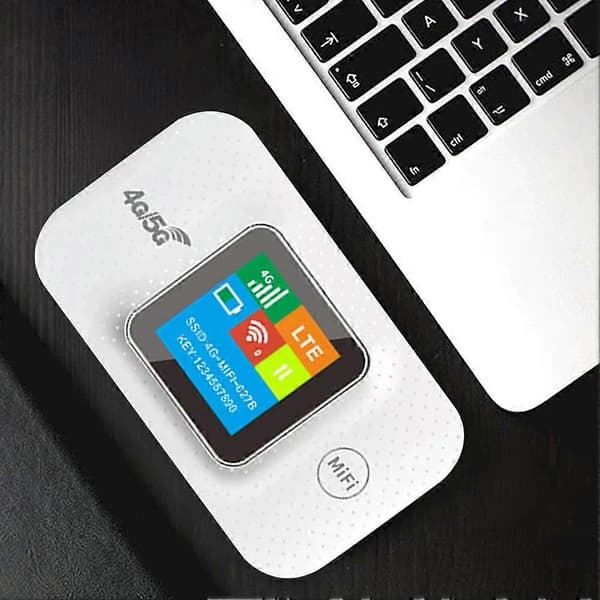 4G/5G Bærbar WiFi Hotspot Router med SIM-kortplads
