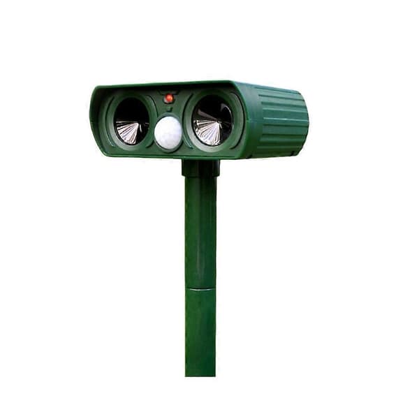 Ultrasonic Cat Repeller, Solar Powered Cat Repeller, Ultrasonic Rodent Repeller with Motion Sensor
