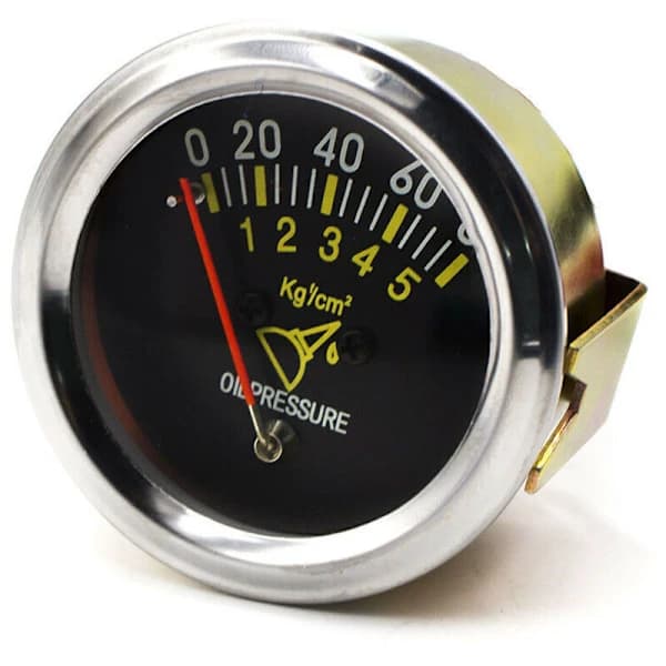 Universal mekanisk biloljetryksmåler 2 tommer 52 mm 0-80 Psi Ny