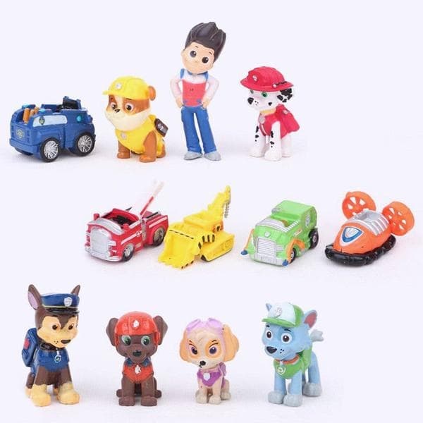 PAW PATROL 12 kpl FIGUURIA Joululahjat-FX-