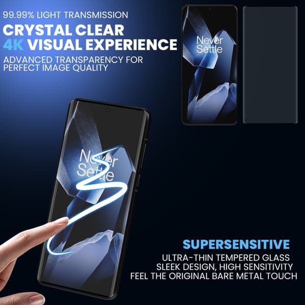 2-pack OnePlus 13 Skärmskydd & 2-pack Linsskydd - Härdat Glas 9H - Superkvalitet 3D