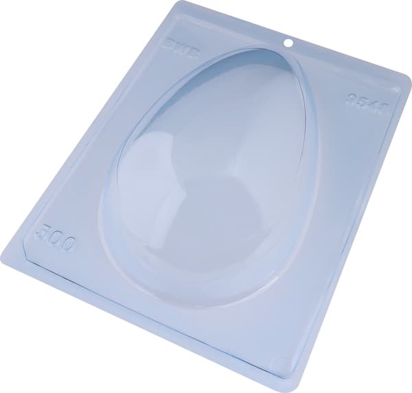Pralinform Egg 500g Sjokoladeform - BWB 9548 - Spesiell 3-delt form Transparent transparent