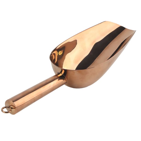 Isspade i rustfritt stål, rosegull, U-formet, matsikker, robust for hjem, hotell, restaurant