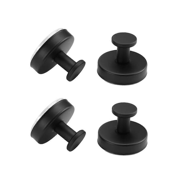 4 Pcs Metal Suction Cup Hook Strong Vacuum Bathroom Suction Cup Hooks Waterproof Towel Holder Rustproof-FX-