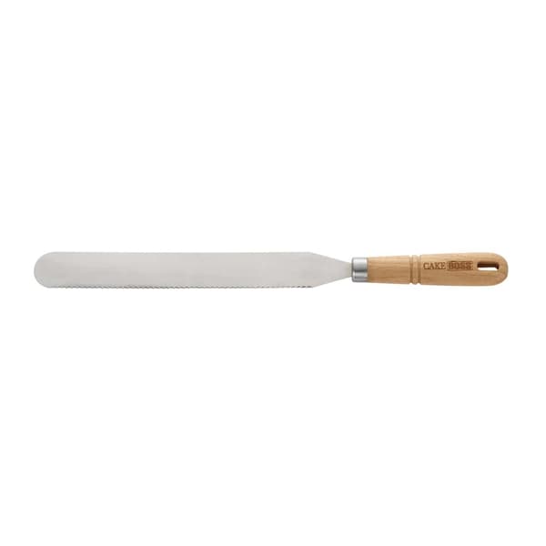 Cake Boss Serrated glasurspatel (25,5 cm)