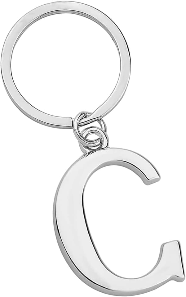 Nøglering Bogstav - Initial Nøglering Vedhæng Bogstav C C C