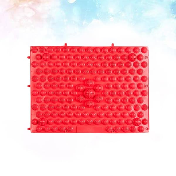 2 Units Foot Massage Pads, Toe Pressure Plates 29*39Cm Red