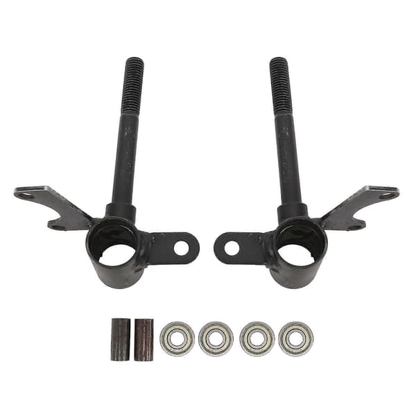 10 mm forhjulsstyrespindelpar til 110cc Go Kart Quad ATV Sort Holdbare reservedele