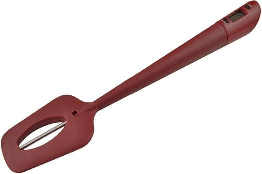 1 stk kaffetermometer og rørepind, slikskraber