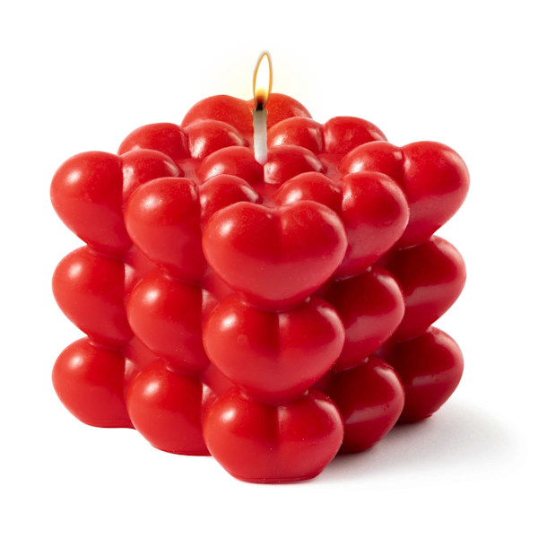 Bærduftende boblelys til romantisk Valentinsdag-middag