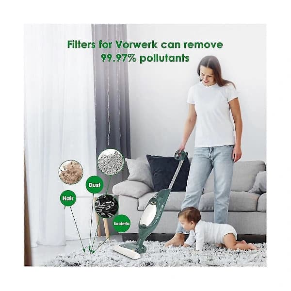 Pölypussit yhteensopiva Vorwerk Vk140 Vk150 -140 imurin tarvikkeet pölypussit