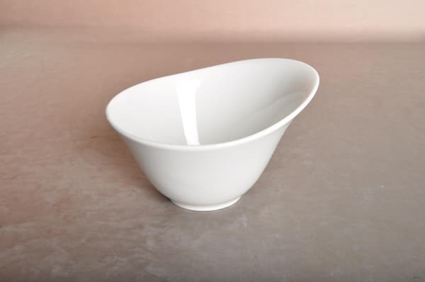 Lille Porcelænsskål - Blødt formet kant - 4-pak Vit 2000