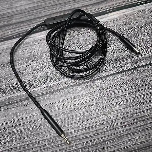 USB-C til 2,5 mm hankabel for QC25/QC35/QC35II/QC45 hodetelefoner med mikrofon