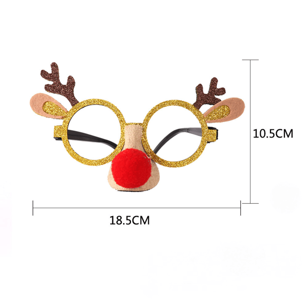 ##/3-pack joulujuhlien luovia rekvisiittalasit##/