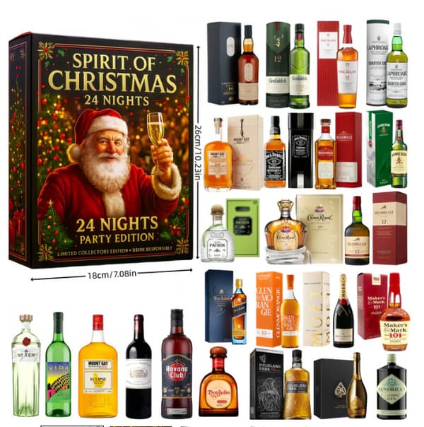 Vin blindboks nedtelling blindboks juletre dekorasjon akryl anheng
