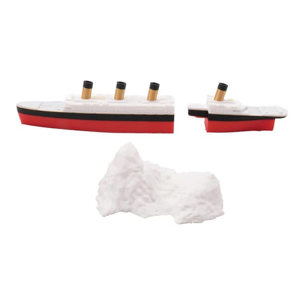Realistic Split Titanic Bath Toy and Pool Toy, Titanic Topper, Historically Accurate Breakable Titanic Boat
