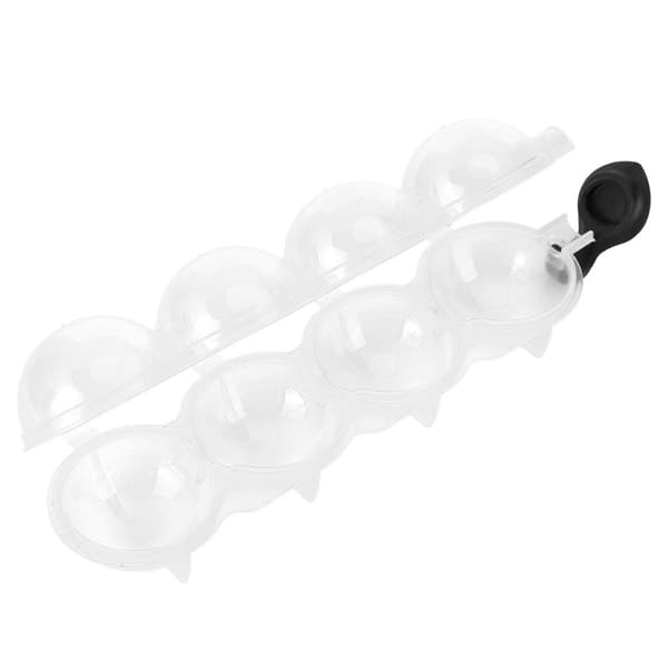 Festive Ice Balls: Simple Ice Mold, 4 Pcs, Fill from Tap Transparent transparent